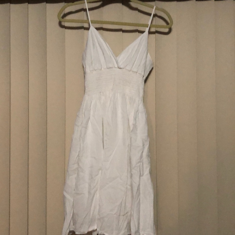 White cotton dress